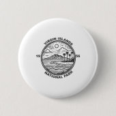 Virgin Islands National Park  Ronde Button 5,7 Cm (Voorkant)