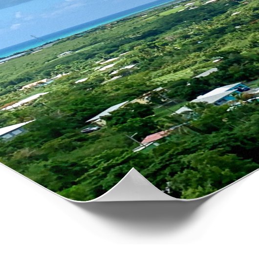 Virgin Islands St. Croix Sandy Point USVI Foto Poster (Hoek)