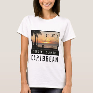 Virgin Islands St. Croix Sunset USVI Caribbean T-shirt