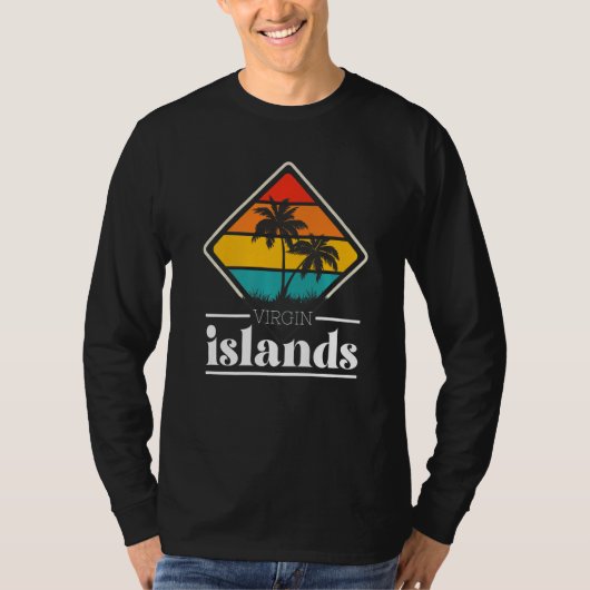 Virgin Islands St. John National Park Souvenir Bea T-shirt (Voorkant)