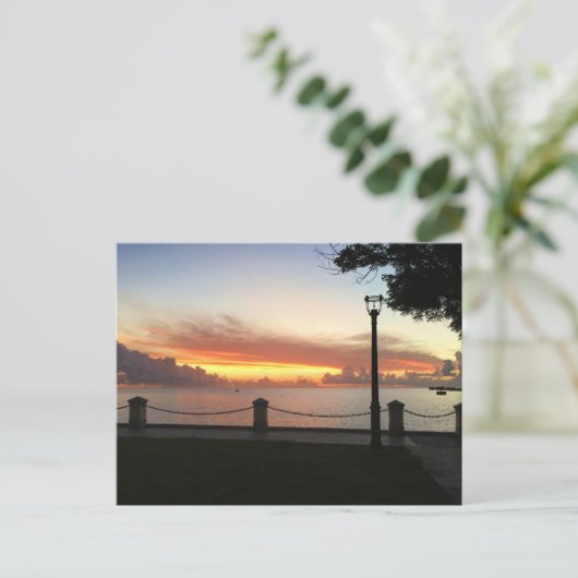 Virgin Islands Sunset St. Croix USVI Briefkaart (Staand voorkant)