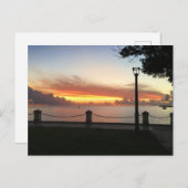 Virgin Islands Sunset St. Croix USVI Briefkaart (Voorkant / Achterkant)