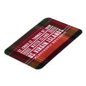 Virgin Islands USVI Caribbean Madras personalisere Magneet (Linkerzijde)