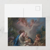 Virgin & Kind met de Heilige John Doopsgezind Briefkaart (Voorkant / Achterkant)