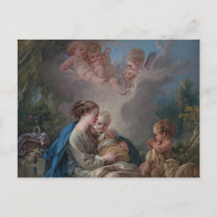 Virgin & Kind met de Heilige John Doopsgezind Briefkaart