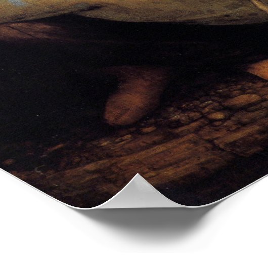 Virgin & kind met St.Anne & Lamb Poster (Hoek)