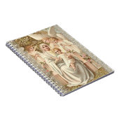 Virgin Madonna Mary met Child Jesus & Angels Notitieboek (Rechterzijde)