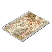 Virgin Madonna Mary met Child Jesus & Angels Notitieboek (Linkerzijde)