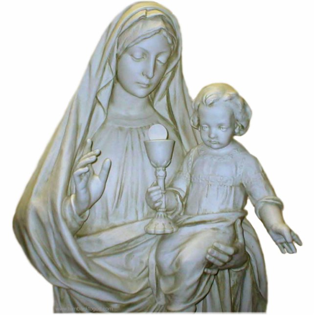 Virgin Mary 1 Photo Sculpture Staand Fotobeeldje (Voorkant)