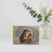 Virgin Mary 2 Visitekaartje (Staand voorkant)