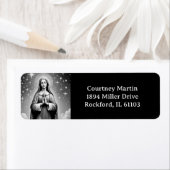 Virgin Mary Adreslabel Etiket (Insitu)