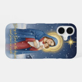 Virgin Mary and Child Jesus Phone Case iPhone 16 Hoesje (Achterkant horizontaal)