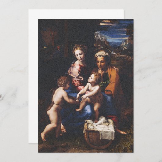 Virgin Mary and Child with John the Baptist Kaart (Voorkant / Achterkant)