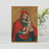 Virgin Mary and Jesus Child by Jan Rombauer Kaart (Staand voorkant)