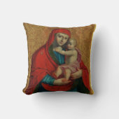Virgin Mary and Jesus Child by Jan Rombauer Kussen (Voorkant)