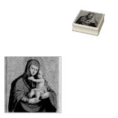 Virgin Mary and Jesus Child by Jan Rombauer Rubberstempel (Gestempeld)