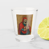 Virgin Mary and Jesus Child by Jan Rombauer Shot Glas (Voorkant)