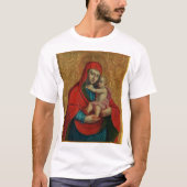 Virgin Mary and Jesus Child by Jan Rombauer T-shirt (Voorkant)