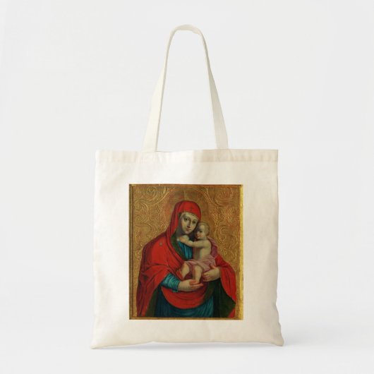 Virgin Mary and Jesus Child by Jan Rombauer Tote Bag (Voorkant)