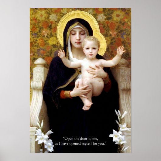 Virgin Mary And Jesus Christ Poster (Voorkant)