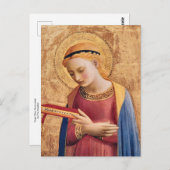 Virgin Mary Annunciate by Fra Angelico Briefkaart (Voorkant / Achterkant)