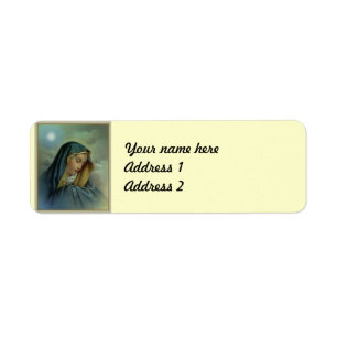 Virgin Mary Assumption Etiket