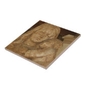 Virgin Mary & Baby Jesus-beeld Tegeltje (Zijkant)