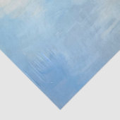 VIrgin Mary Blue Flowers Decoupage Tissuepapier (Detail)