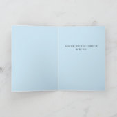 Virgin Mary Blue Sympathy Kaart (Binnen)