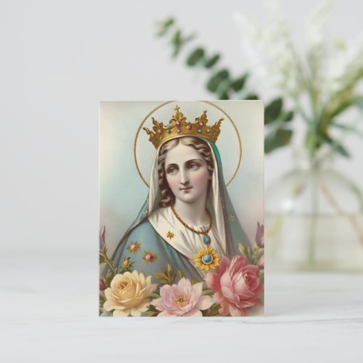 Virgin Mary Briefkaart (Staand voorkant)