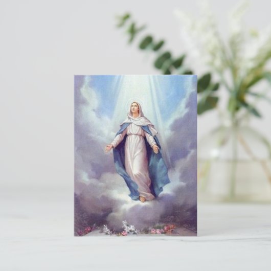 Virgin Mary Briefkaart (Staand voorkant)