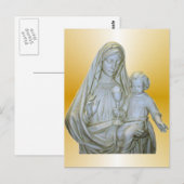 Virgin Mary Briefkaart (Voorkant / Achterkant)