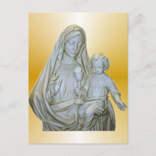 Virgin Mary Briefkaart (Voorkant)