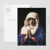 Virgin Mary Briefkaart (Voorkant / Achterkant)