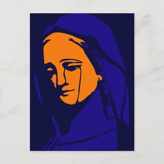 Virgin Mary Briefkaart (Voorkant)