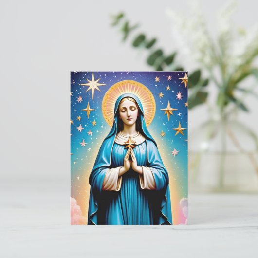 Virgin Mary Briefkaart (Staand voorkant)