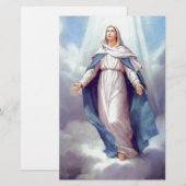 Virgin Mary Briefpapier (Voorkant / Achterkant)