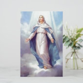Virgin Mary Briefpapier (Staand voorkant)