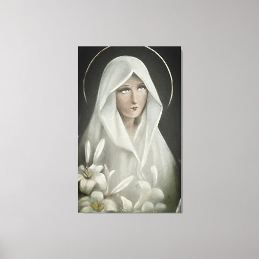 Virgin Mary Canvas Afdruk (Voorkant)