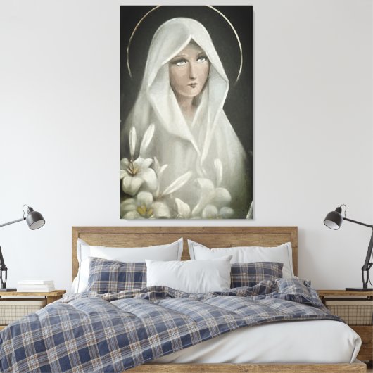 Virgin Mary Canvas Afdruk (Insitu (Slaapkamer))