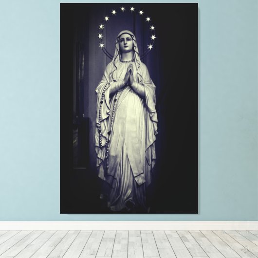 Virgin Mary Canvas Afdruk (Insitu (Houten vloer))