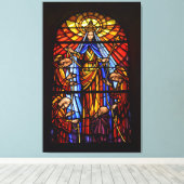 Virgin Mary Canvas Afdruk (Insitu (Houten vloer))
