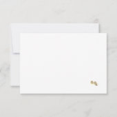 Virgin Mary Catholic Wedding Response Card RSVP Kaartje (Achterkant)