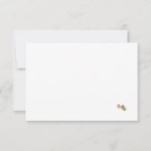 Virgin Mary Catholic Wedding Response Kaart (Achterkant)