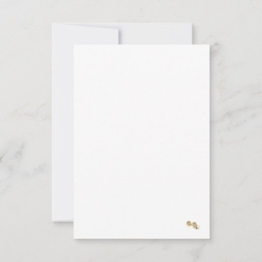 Virgin Mary Catholic Wedding Response Kaart (Achterkant)