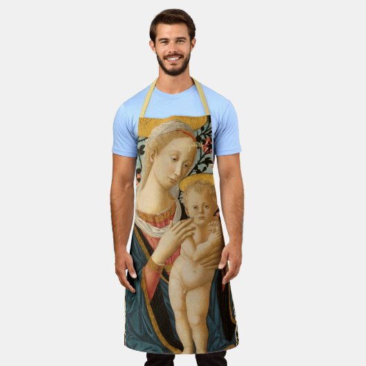 Virgin Mary Child Jesus  kunstenaar Kunst schilder Schort (Gedragen)