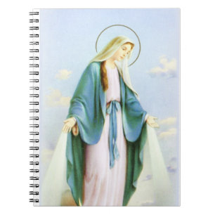 Virgin Mary Crescent Moon-laptop Notitieboek