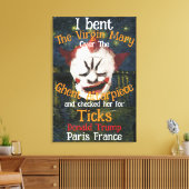 Virgin Mary Donald TRUMP tekent parasieten Canvas Afdruk (Insitu (Woonkamer))