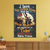 Virgin Mary Donald TRUMP Ticks Parasites Canvas Afdruk (Insitu (Woonkamer))