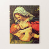 Virgin Mary en Child door Andrea Solario Legpuzzel (Verticaal)